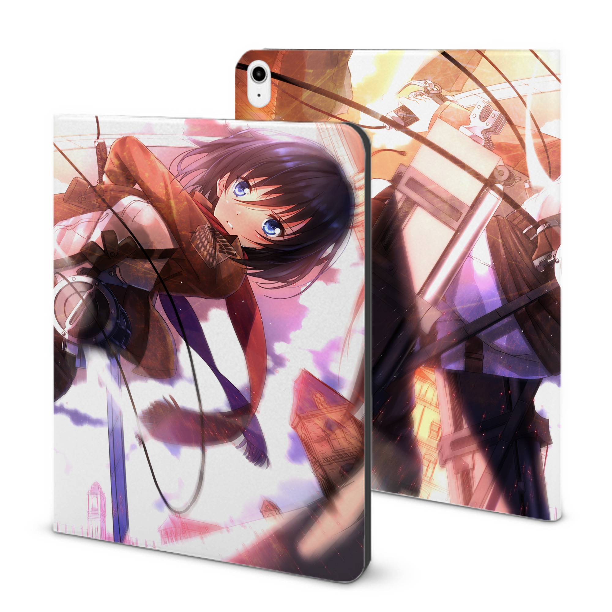 （画像用） 進撃の巨人 Attack on Titan IPadケース ペンホルダー付き ブックスタイルデザイン